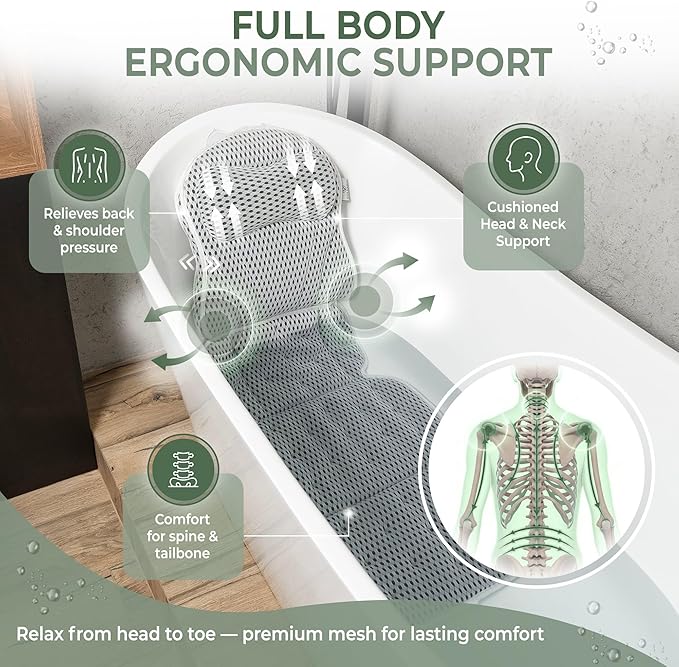 Full Body Bath Pillow for Tub - Image 3
