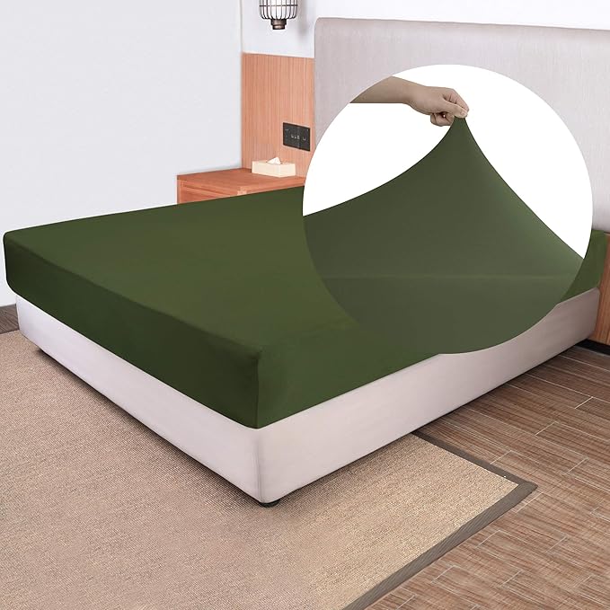 Soft Stretch King Size Fitted Sheet Only by NYHOME