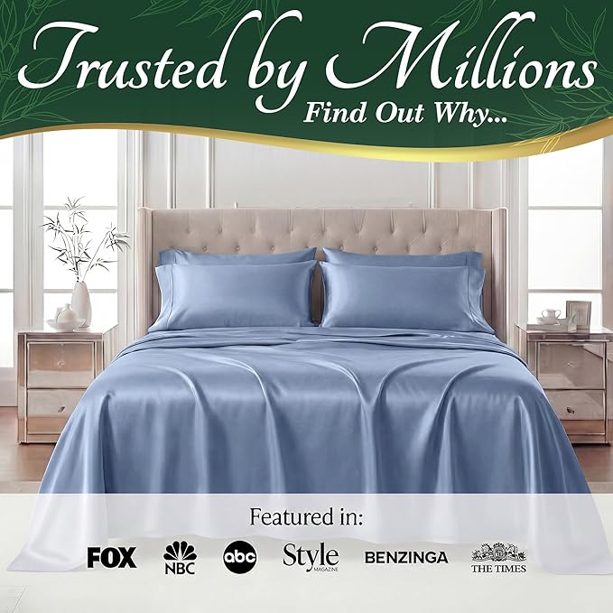 DECOLURE 100% Viscose Derived from Bamboo Sheets Full Size - Image 5