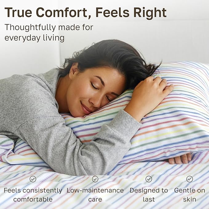 California Design Den Soft King Size 100% Cotton Sheet Sets, 400 TC Good - Image 6