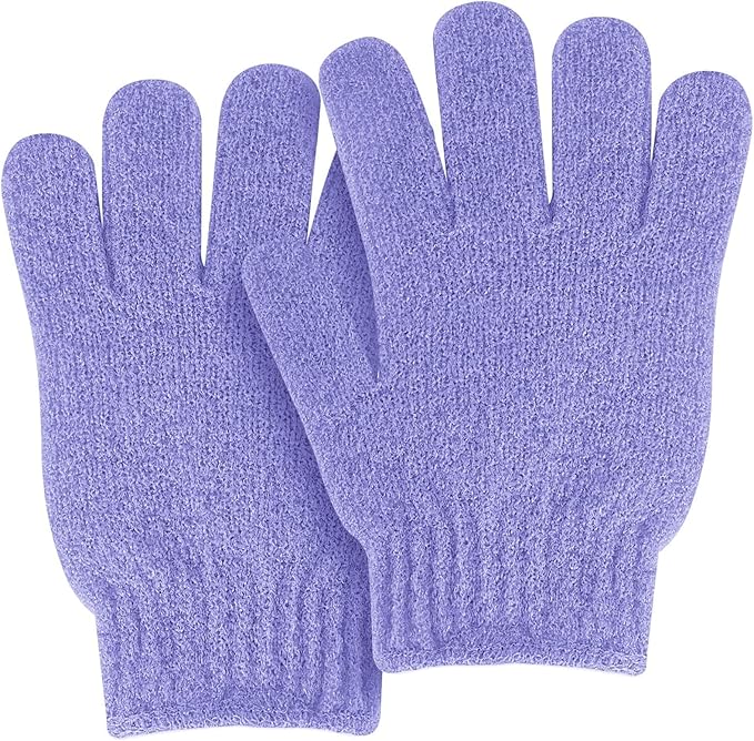 MOLOPPO 2 PCS Exfoliating Glove, Scrub Gloves Exfoliating, Body Exfoliator - Image 7