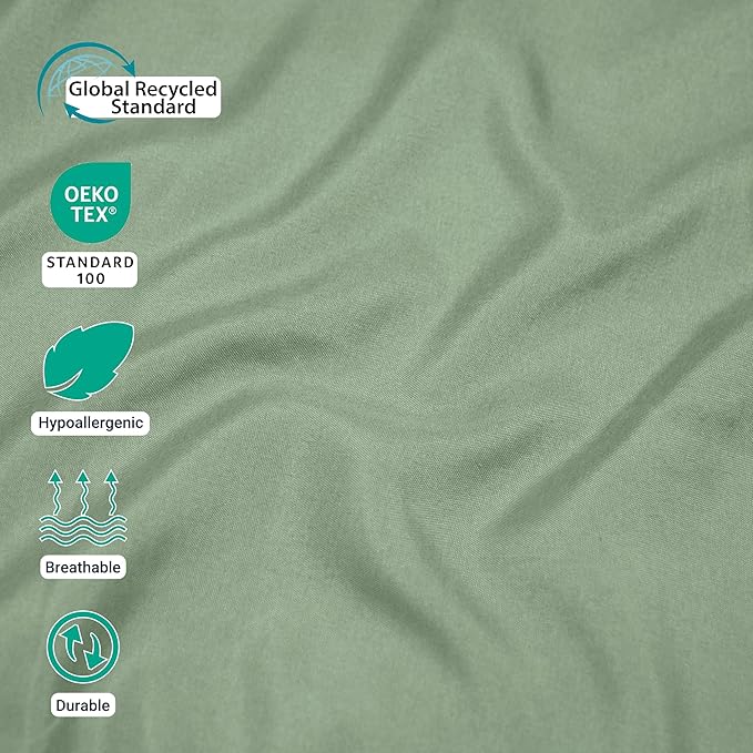 ZPECC Bulk Flat Sheets Only King Size 6 Pack, Easy Sort Top Bed Sheet by - Image 4