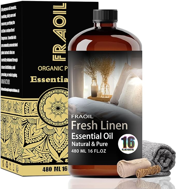 Fresh Linen Essential Oil, Fresh Linen Oil 16 Fl Oz 480ML by FRAOILESSENTIALOIL