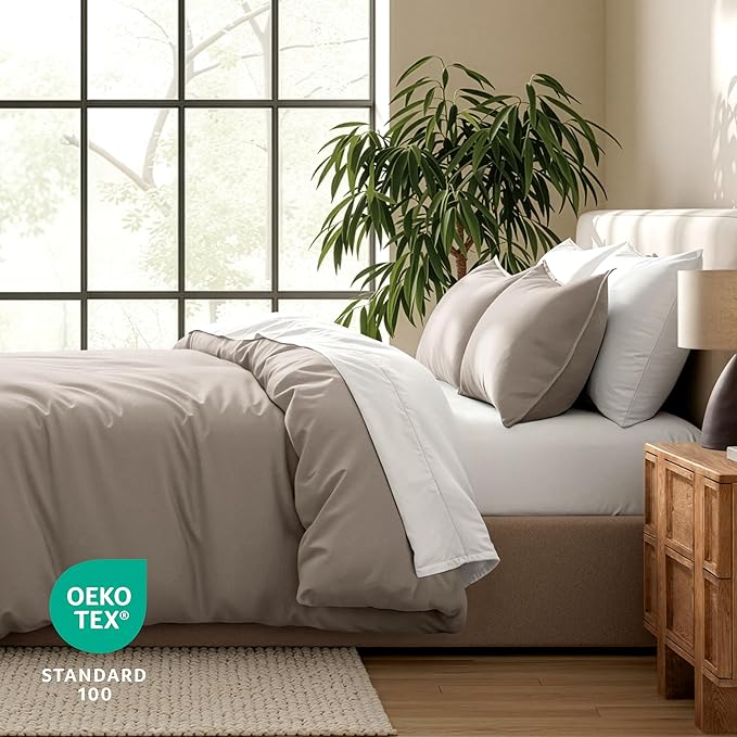 Bare Home Bedding Duvet Cover California King Size - Image 5