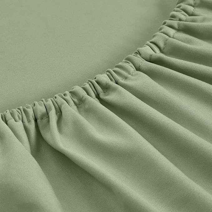 FreshCulture Full Fitted Sheets, Bulk Pack of 6, Deep Pocket, Soft Microfiber - Image 2