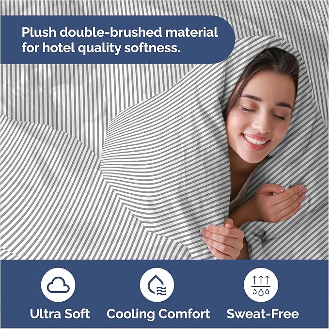 Duvet Cover Queen Size Set - Image 3