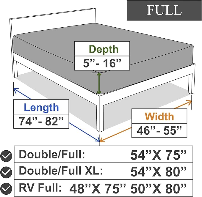 Stretch Full Fitted Sheet Only - Image 7