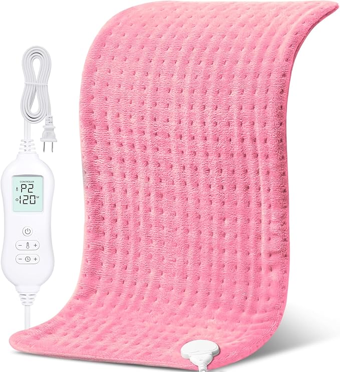 NOWWISH Heating Pad for Back Pain Relief & Period Cramps, 33x17 Inches Large by NOWWISH