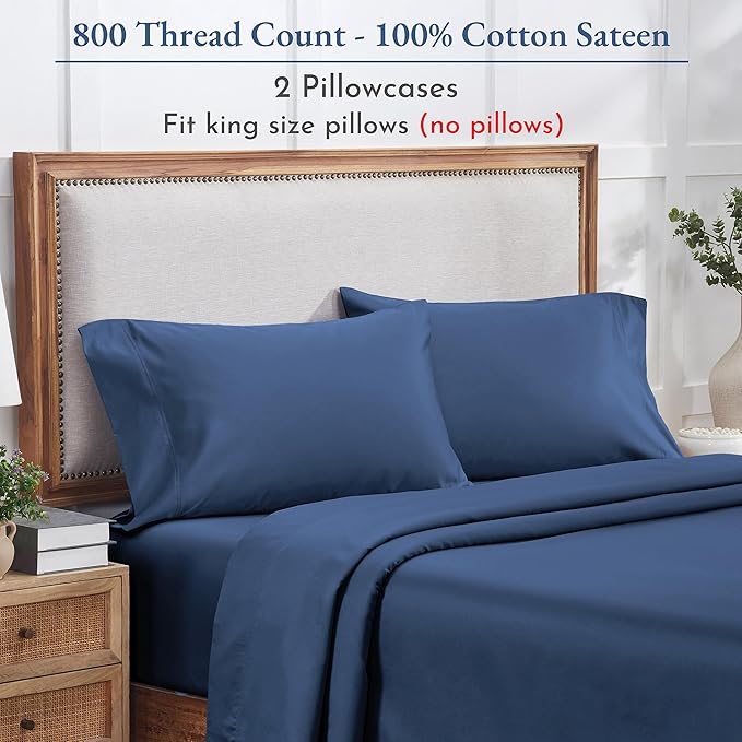 California Design Den King Size Pillow Cases Set of 2 - Image 4