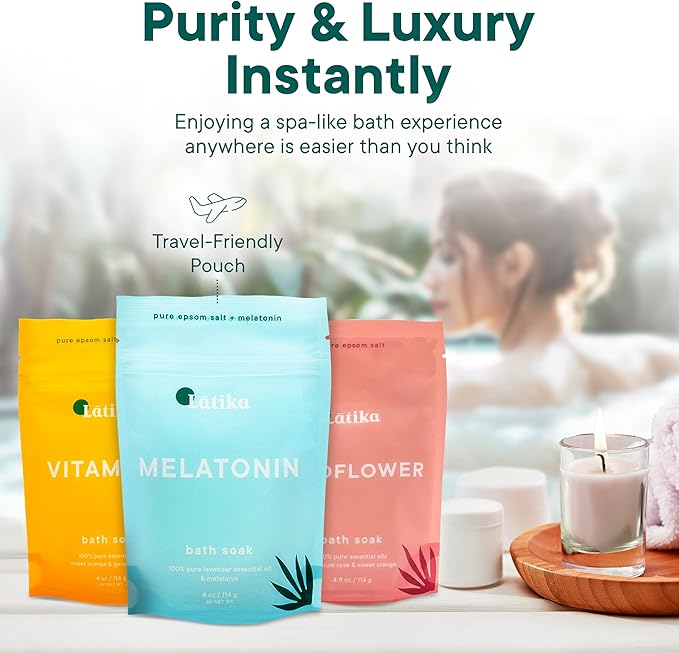 Latika Bath Soak Stress Relief Set of 3 - Image 7