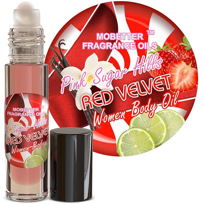 MOBETTER FRAGRANCE OILS Pink Sugar Red Velvet Perfume Body Oil by MOBETTERFRAGRANCEOILS