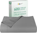 100% Natural Cotton Flat Sheet by CaliforniaDesignDen