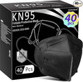 Hotodeal KN95 Face Masks 40 Pcs, 5 Layers Cup Dust Mask by Hotodeal