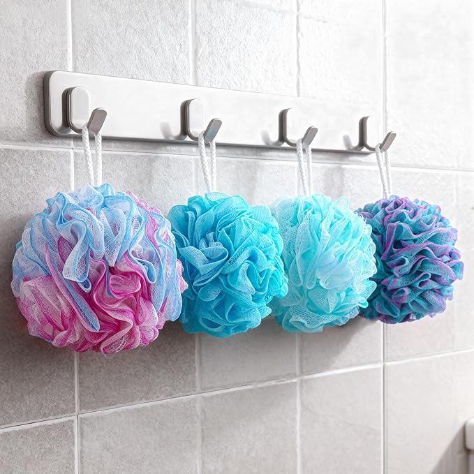 BTYMS XXL Loofah Bath Sponge 100g/pc, Extra Large Shower Puffs Exfoliating Mesh - Image 6