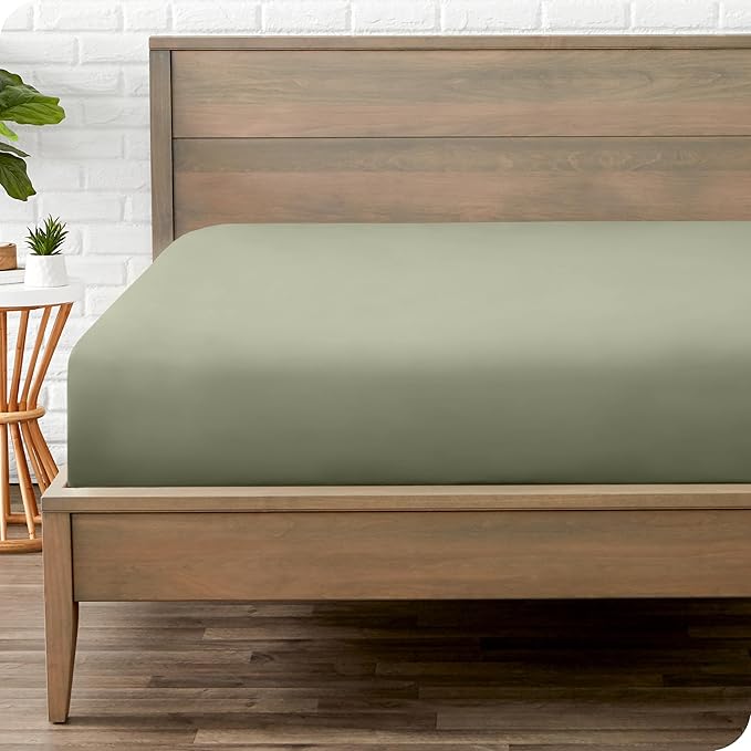 Bare Home Fitted Bottom Sheet Queen Size by BareHome