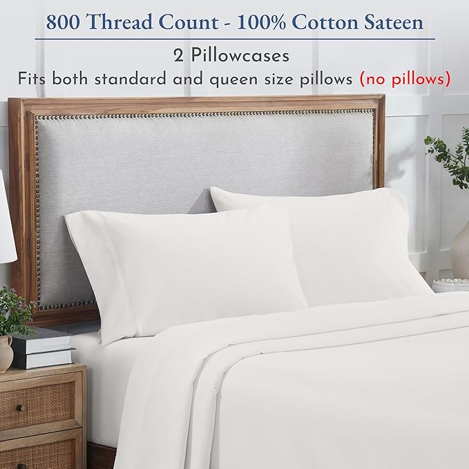 California Design Den Heirloom Soft, Smooth & Thick 800 Thread Count 100% - Image 4