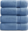 Springtree Home Luxury Bamboo Rayon Bath Towel Set of 4 | 35% Bamboo Rayon by SpringtreeHome