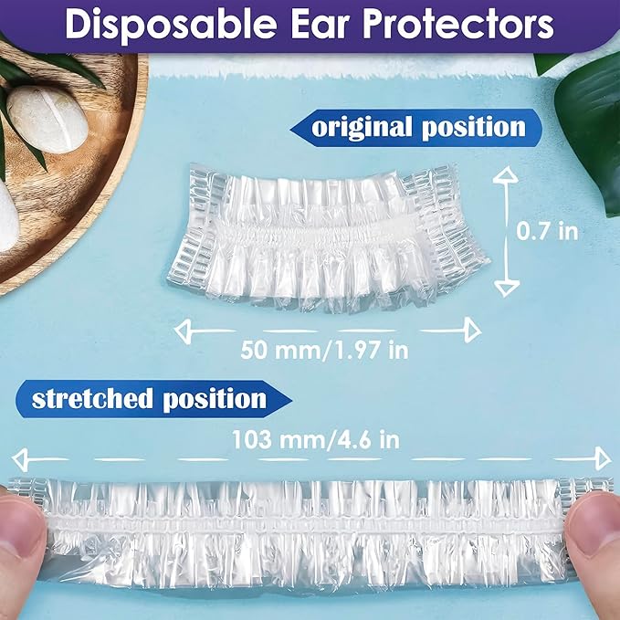400 Pcs Ear Shower Covers – Disposable Ear Covers - Image 2