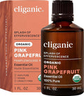Cliganic Organic Pink Grapefruit Essential Oil, 100% Pure Natural by Cliganic