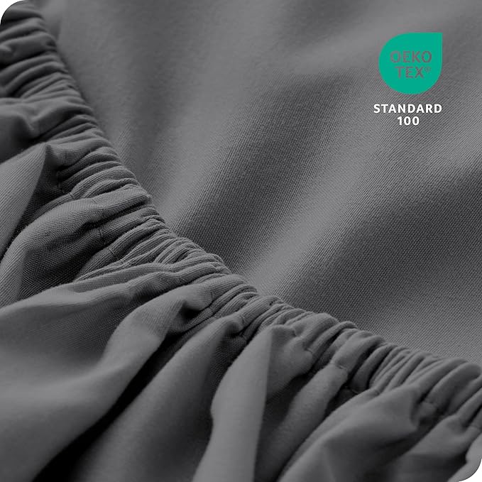 Bare Home 2-Pack Fitted Bottom Sheets Queen - Image 5