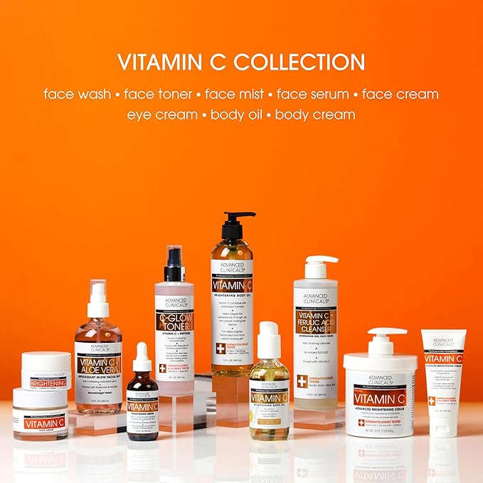 Advanced Clinicals Vitamin C Glow Facial Mist Toner - Image 7