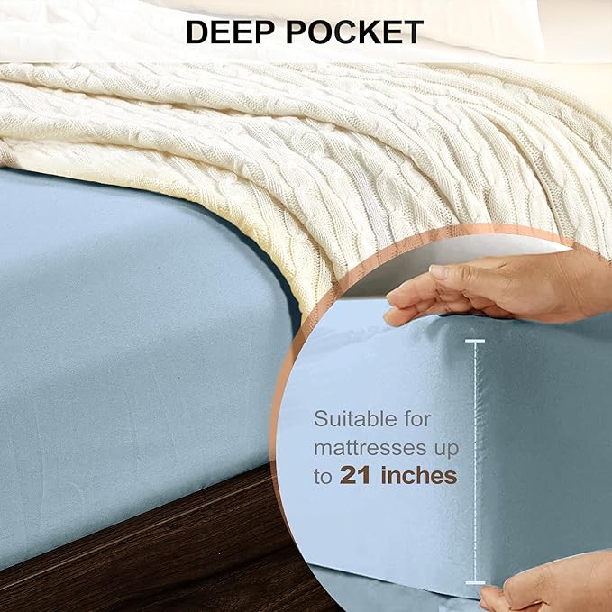 FreshCulture Twin XL Fitted Sheet Only - Image 4