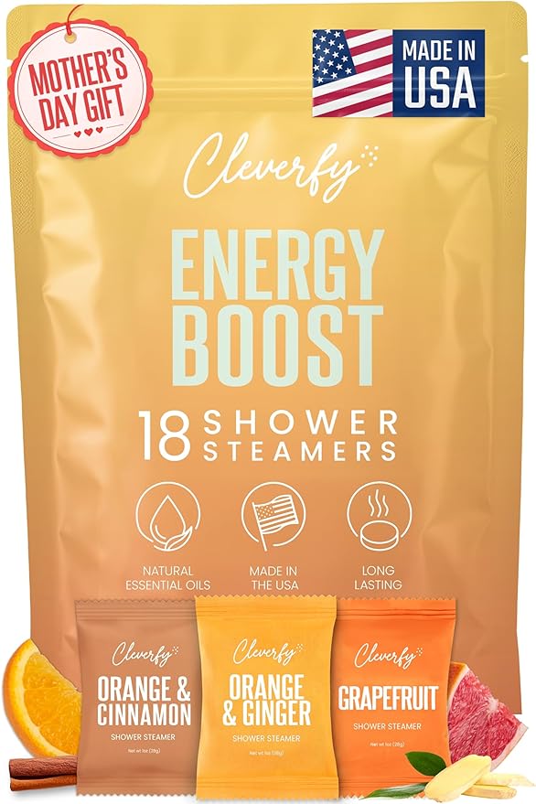 Cleverfy Citrus Shower Steamers Aromatherapy by Cleverfy