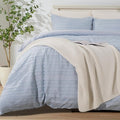 NEXHOME PRO Duvet Cover Queen, Soft and Lightweight 100% Washed Microfiber by NEXHOMEPRO