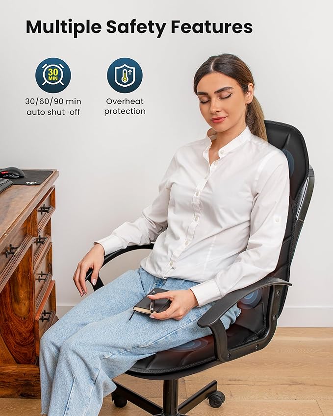 COMFIER Massage Seat Cushion, Back Massager - Image 3