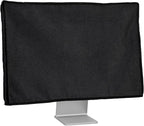 kwmobile Dust Cover for 31-32" Monitor - Linen Monitor Display Protector - Protect Your Computer Screen - Black