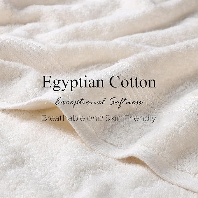 Superior Egyptian Cotton 2-Piece Bath Sheet Towel Set, Oversized Body Towels - Image 7