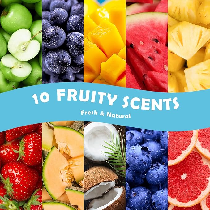 Fruit Fragrance Oil for Candle Soap Making, 10x30ml Holamay Essential Oils for - Image 2