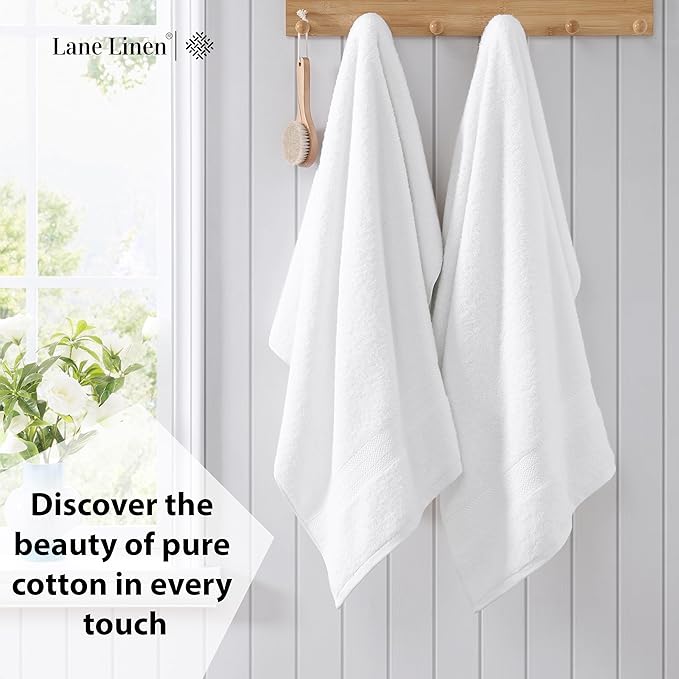 LANE LINEN Set of 4 Bath Towel - Image 3