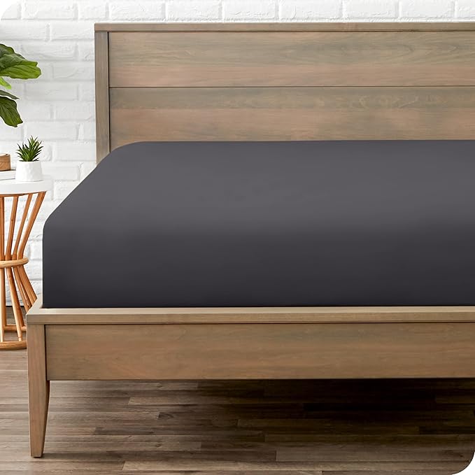 Bare Home Fitted Bottom Sheet Queen Size by BareHome