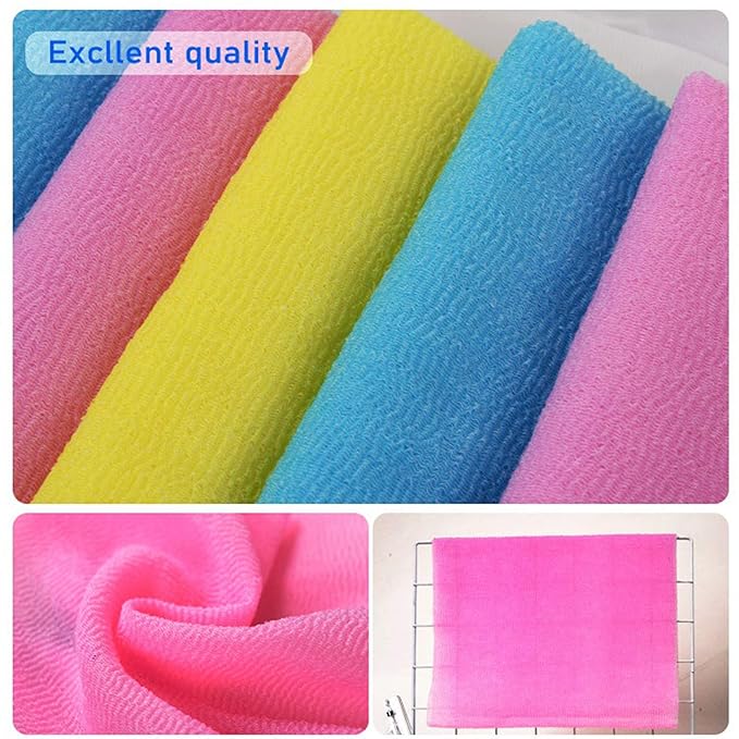 ARCH&M Exfoliating Shower Towel – 35-Inch Japanese-Style Back Scrubber - Image 3