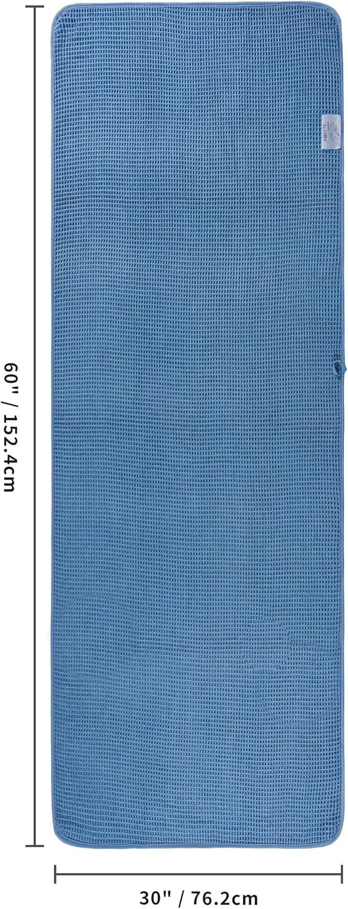 POLYTE 430 GSM Microfiber Oversize Quick Dry Lint Free Bath Towel, 60 x 30 in - Image 2