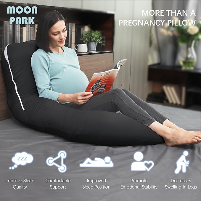 MOON PARK Pregnancy Pillows for Sleeping - Image 4