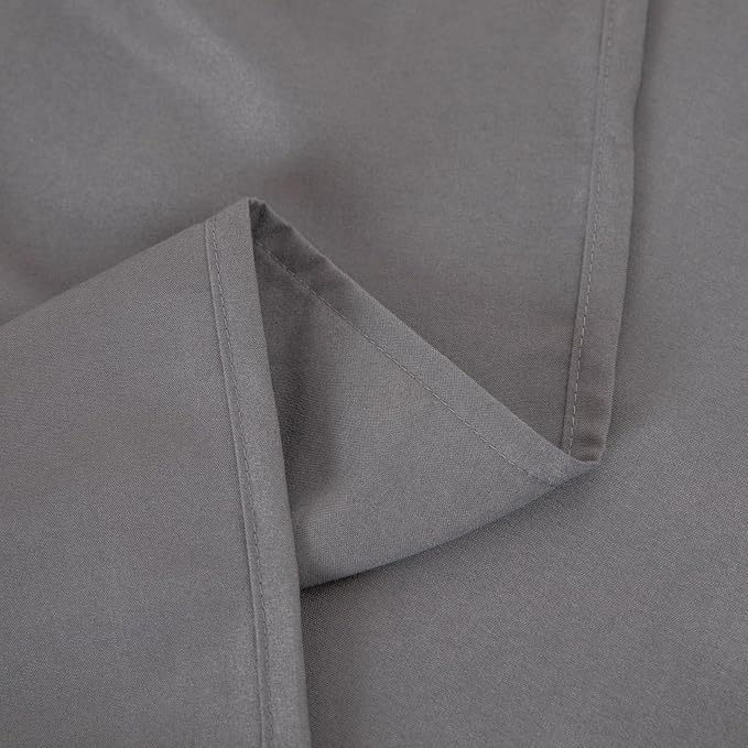 Queen Flat Sheet Only， 90x102Inch Dark Gray - Image 7