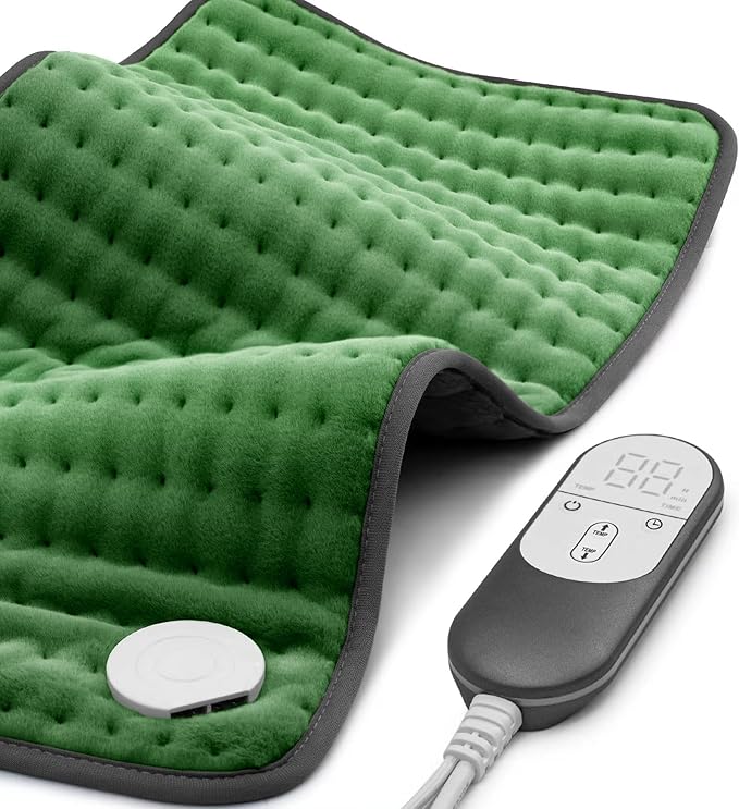 Heating pad for Back Pain Relief, Heating Pads for Neck, Fathers Mothers Day by VALGELUIK