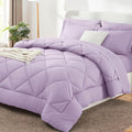 CozyLux King Size Comforter Set Light Purple by CozyLux