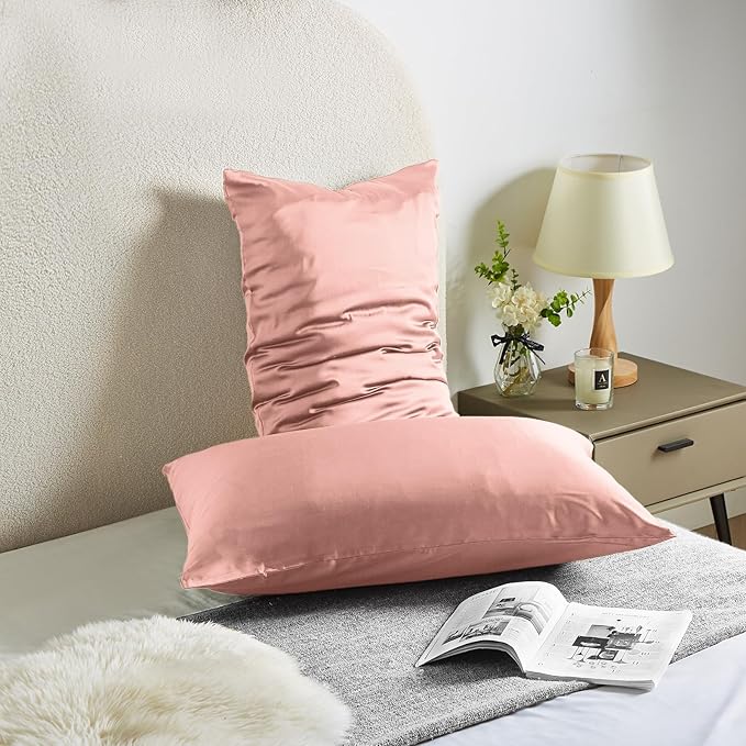 Silk Pillowcase for Hair and Skin Mulberry Silk Pillowcase Soft Breathable - Image 2