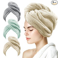 my novel things 3 Pack Microfiber Hair Towel Wrap by mynovelthings