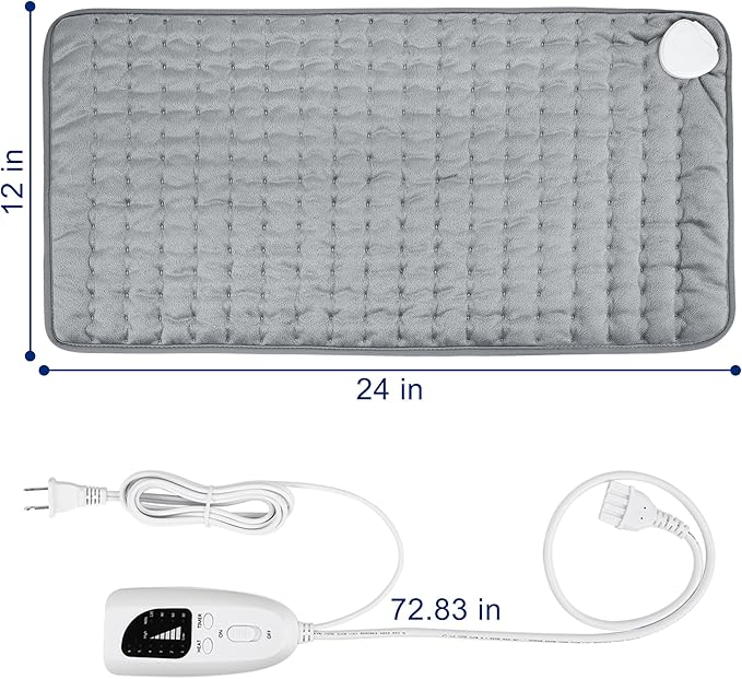 Electric Heating pad for Back Neck Shoulder Knee Arms Legs- Electric Heat Pads - Image 5