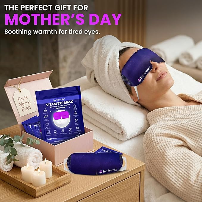 Eye Serenity Steam Eye Mask, Heated Eye Mask, Self Heating Warm Compress - Image 2