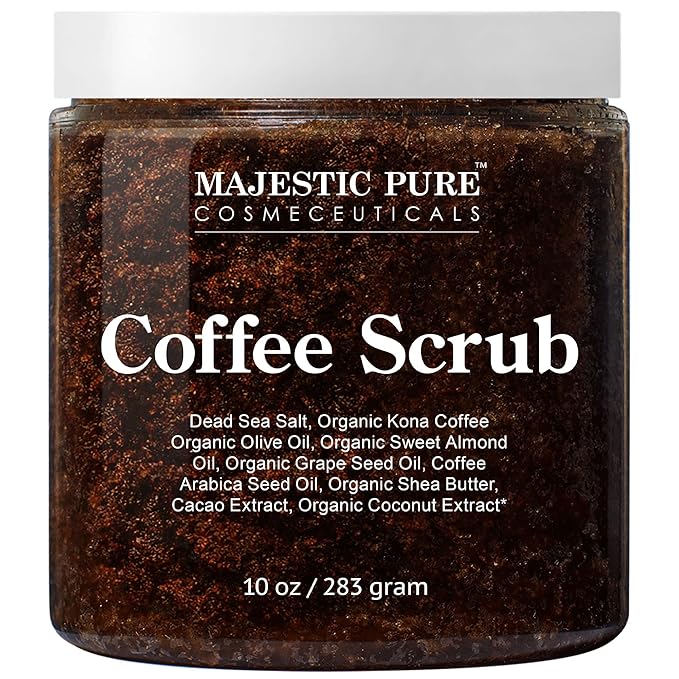 MAJESTIC PURE Arabica Coffee Scrub by BeautyandPersonalCare