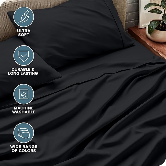 Bare Home Split California King Sheet Set - Image 5