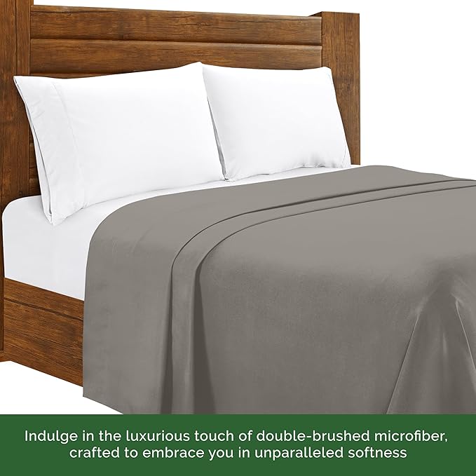 Luxury Flat Sheet on Amazon Elegant Comfort Wrinkle-Free 1500 Premier Hotel - Image 5