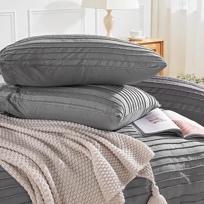 NEXHOME PRO Duvet Cover Queen, Soft and Lightweight 100% Washed Microfiber - Image 8