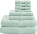 Madison Park 800GSM Bathroom Towel Set of 8 100% Cotton Bath Towel Set by MADISONPARK
