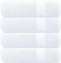 GLAMBURG Premium Cotton 4 Pack Bath Towel Set by GLAMBURG